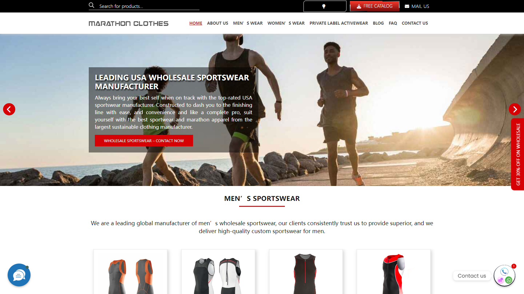 Marathon Clothes - Fitness Clothing Manufacturer