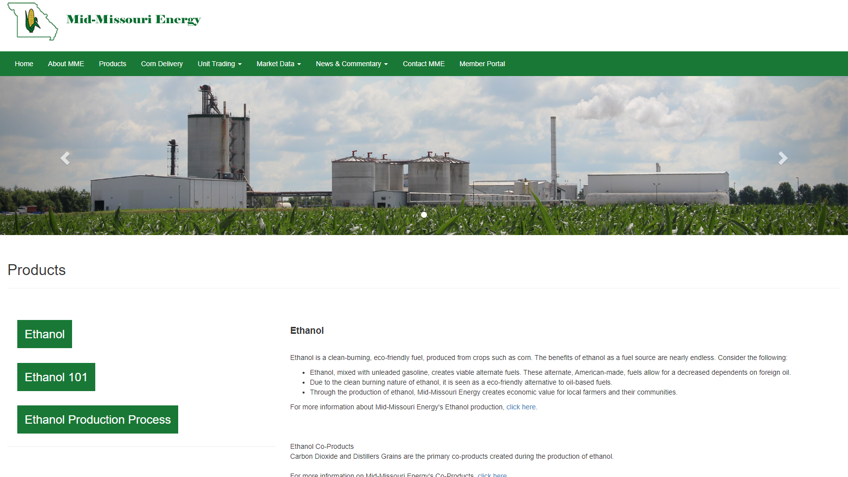 Mid-Missouri Energy - Ethanol Production Plant Manufacturer