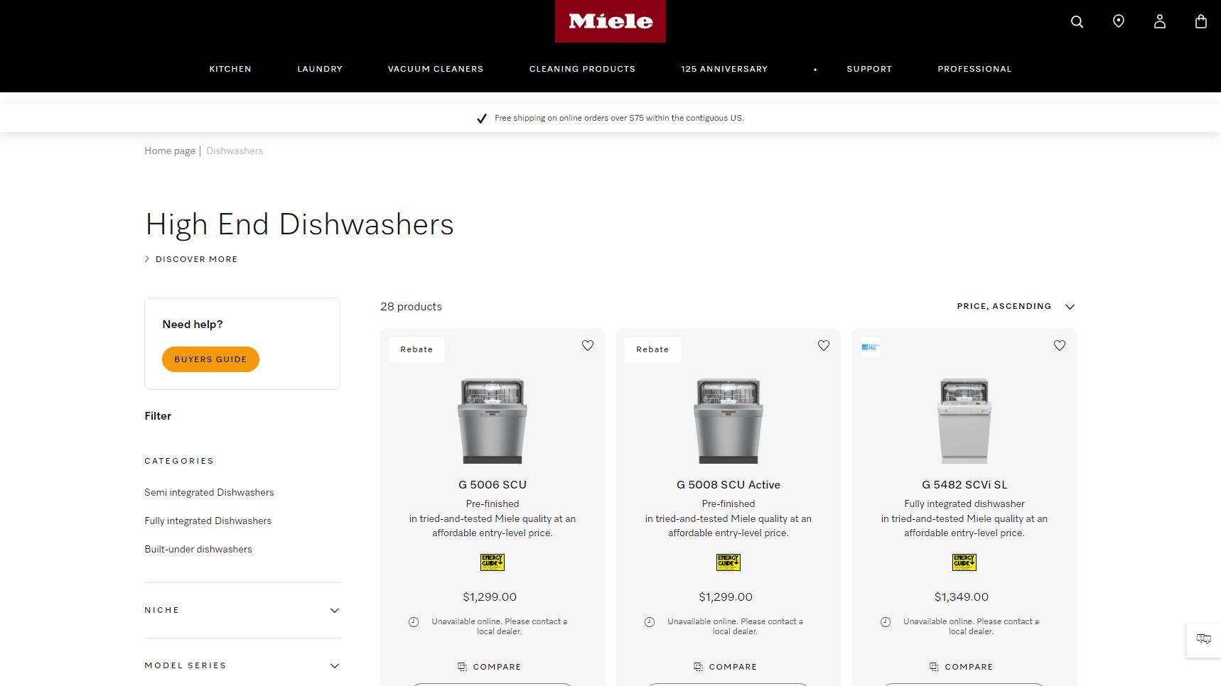 Miele USA - Dishwasher Manufacturer