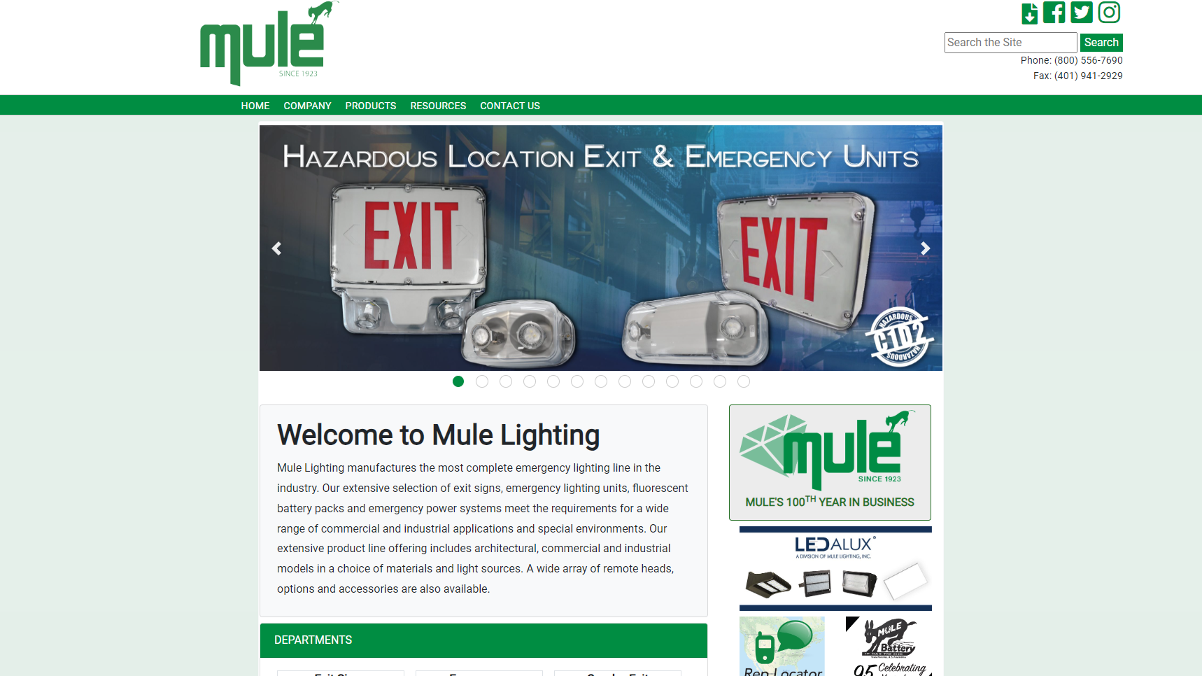 Mule Lighting - Emergency Light Manufacturer