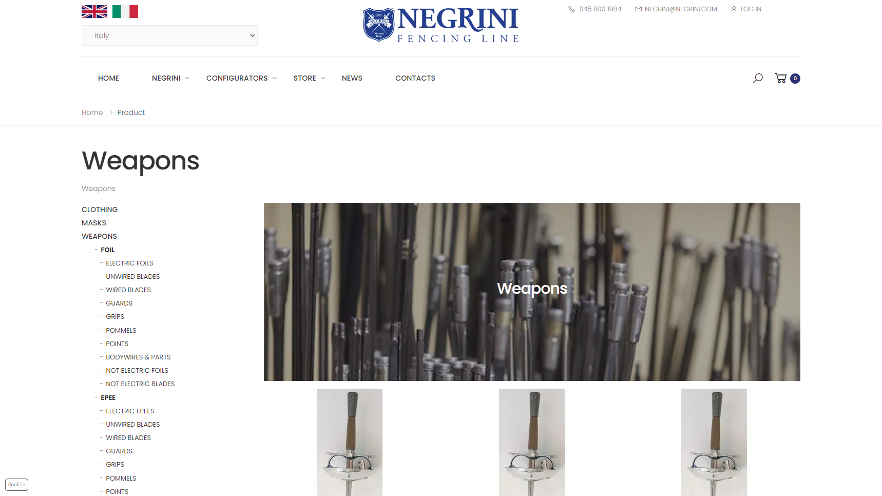 Negrini - Fencing Gear Manufacturer