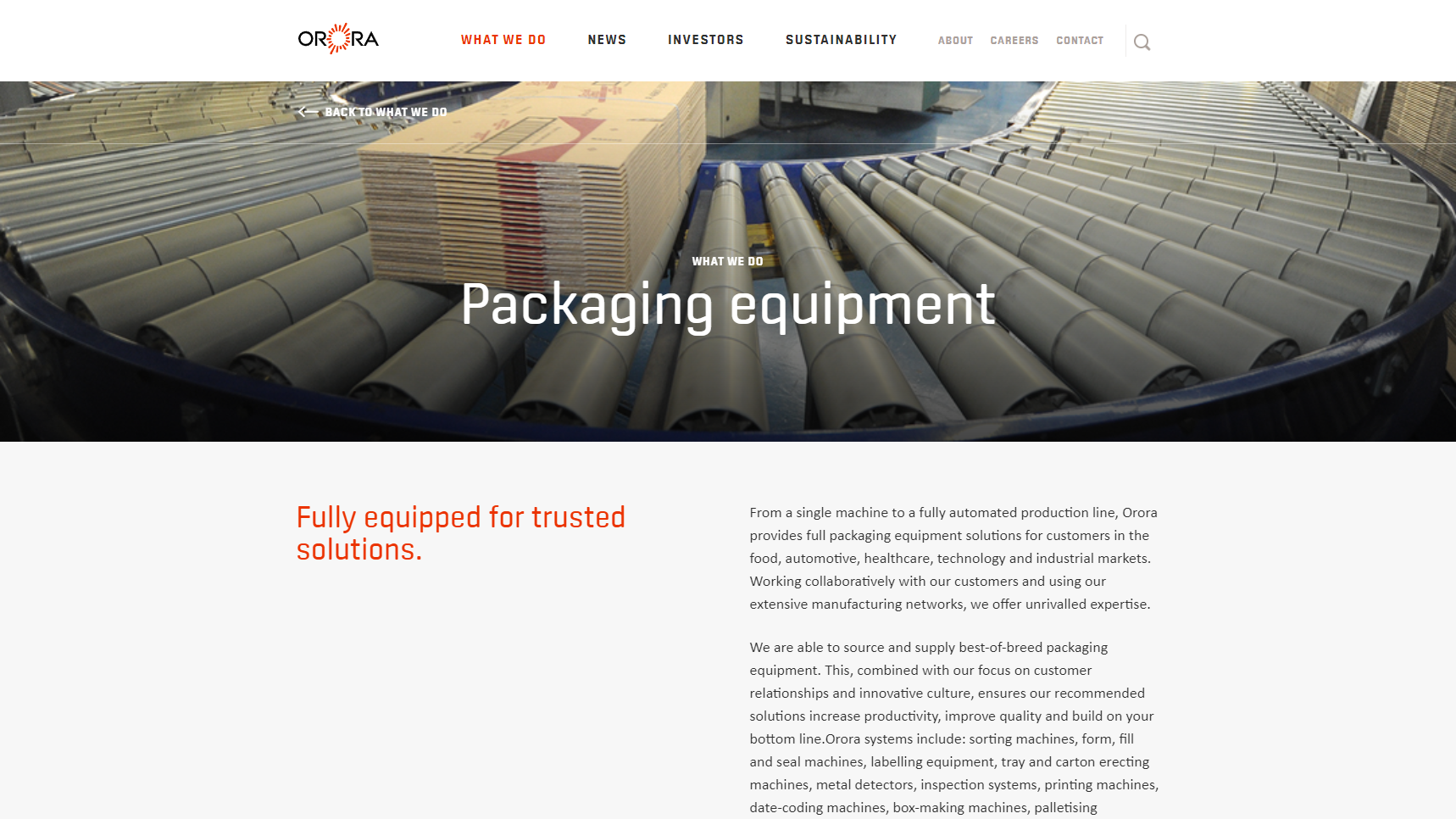 Orora Group - Cardboard Manufacturer