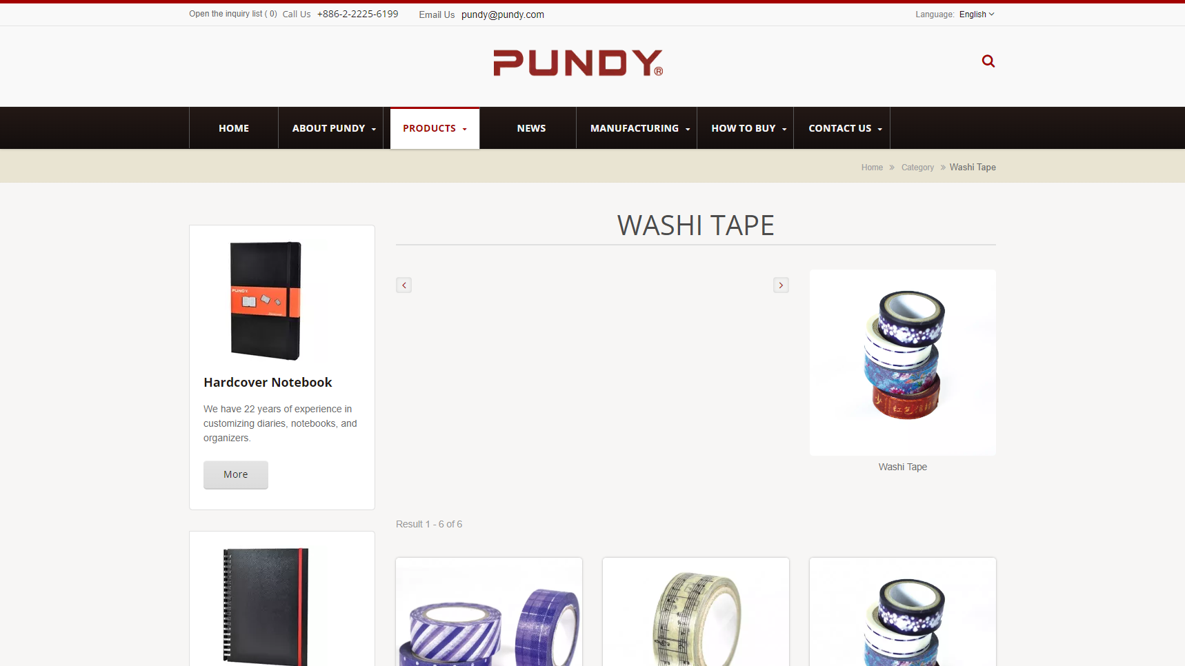 PUNDY - Washi Tape Manufacturer