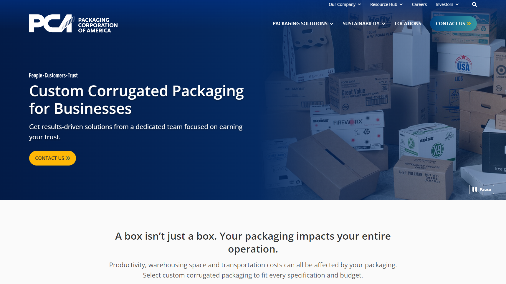 Packaging Corporation of America - Box Manufacturer
