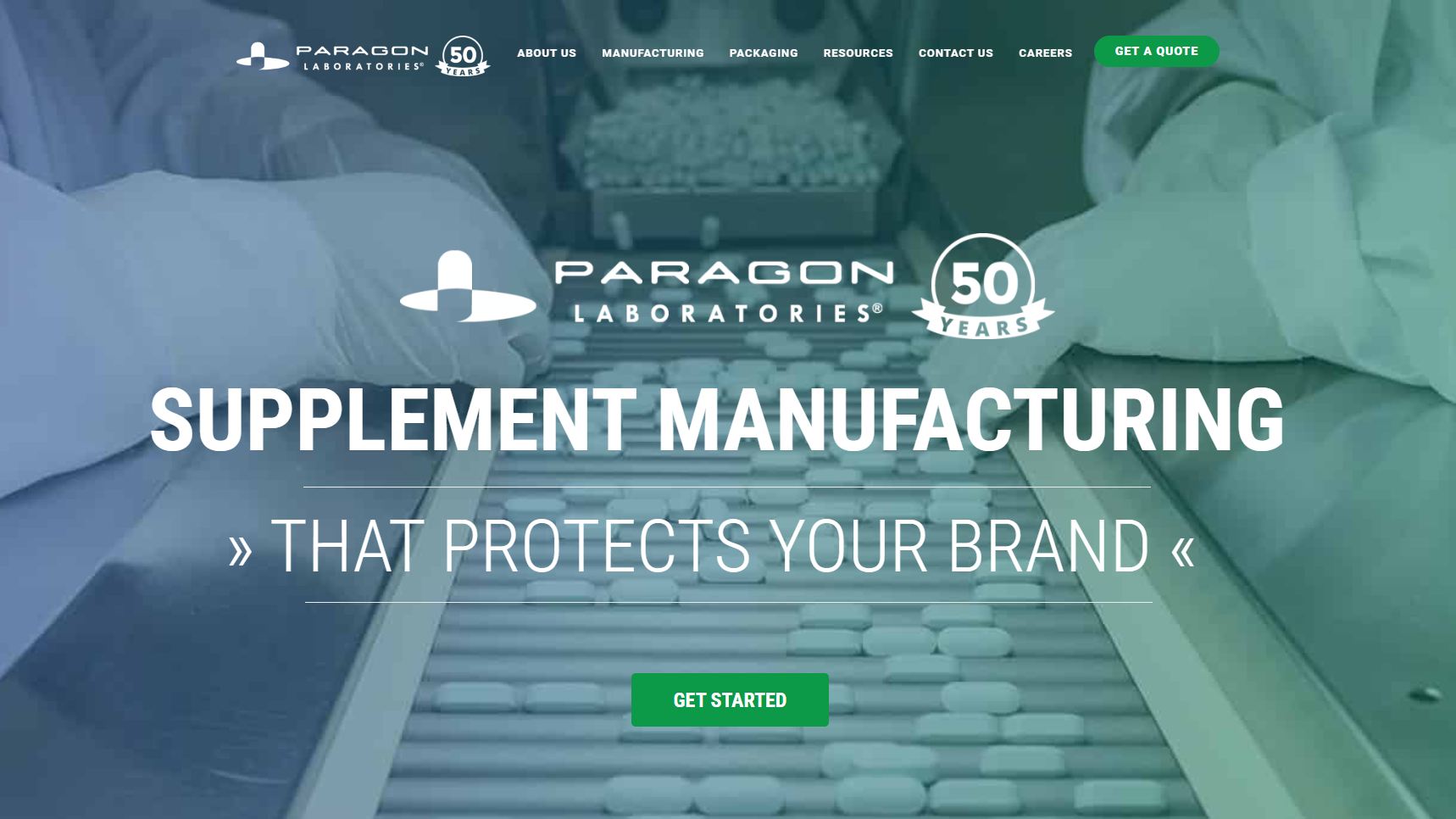 Paragon Labs - Food Supplement Manufacturer