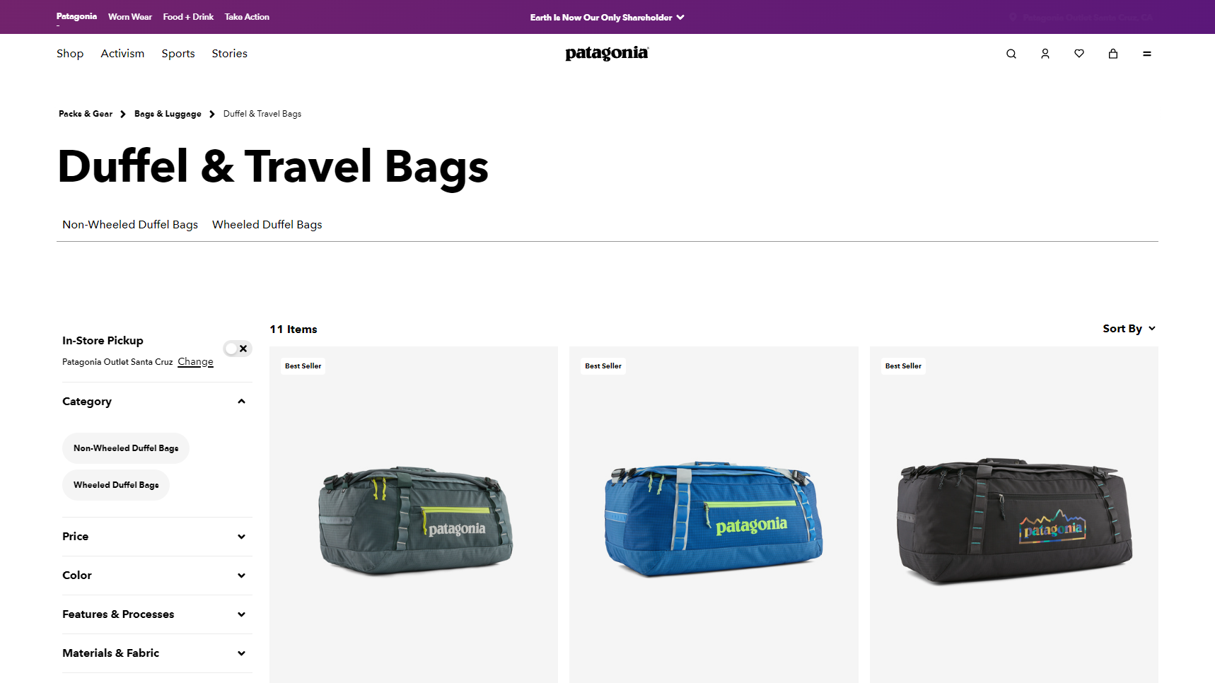 Patagonia - Duffel Bag Manufacturer