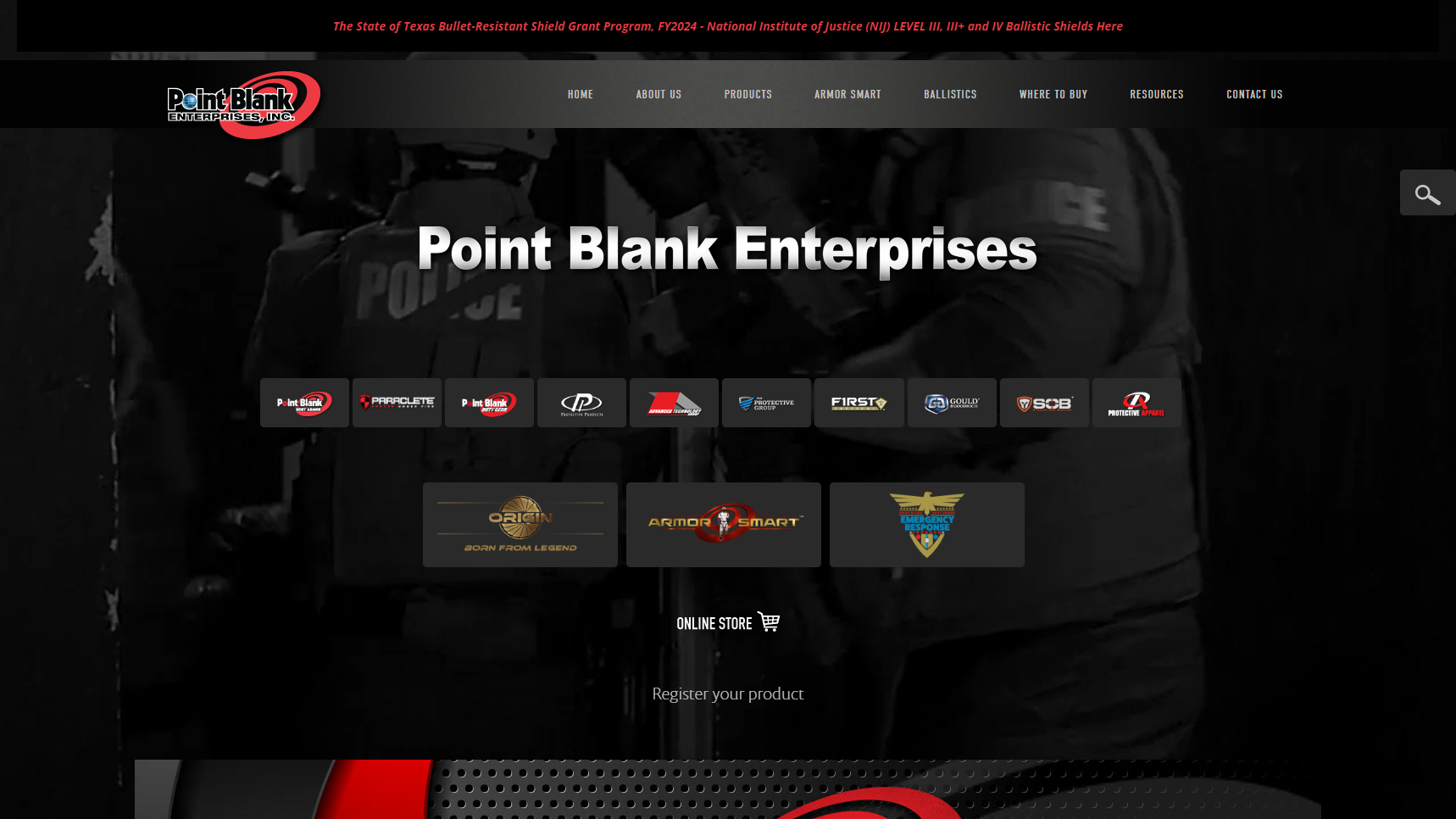 Point Blank Enterprises - Body Armor Manufacturer
