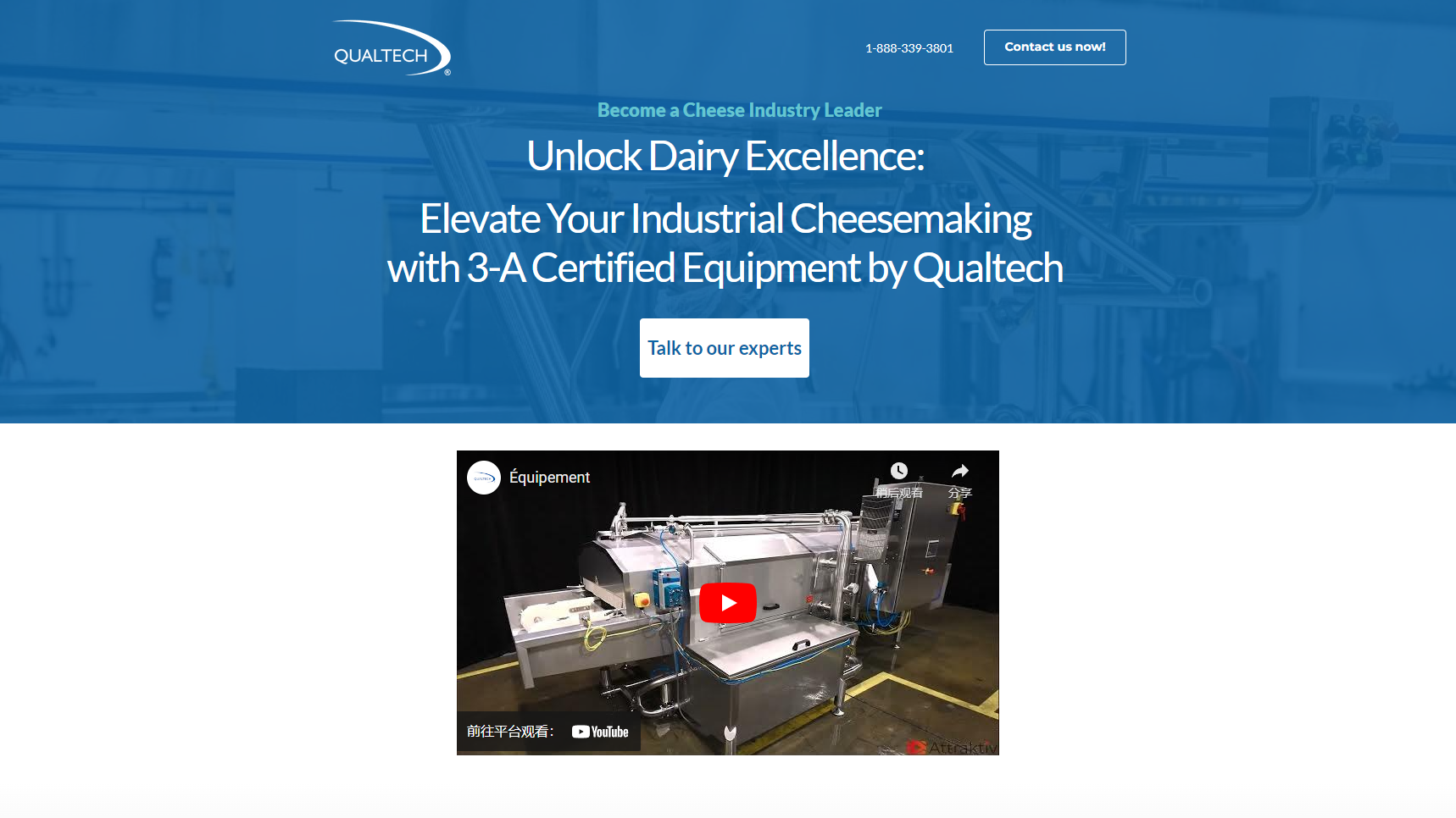 Qualtech - Cheese Processing Equipment Manufacturer