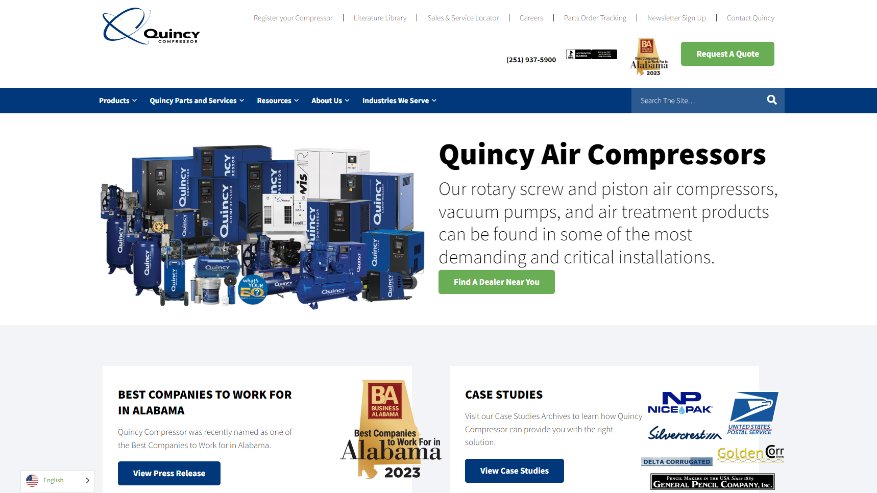 Quincy Compressor - Compressor Manufacturer