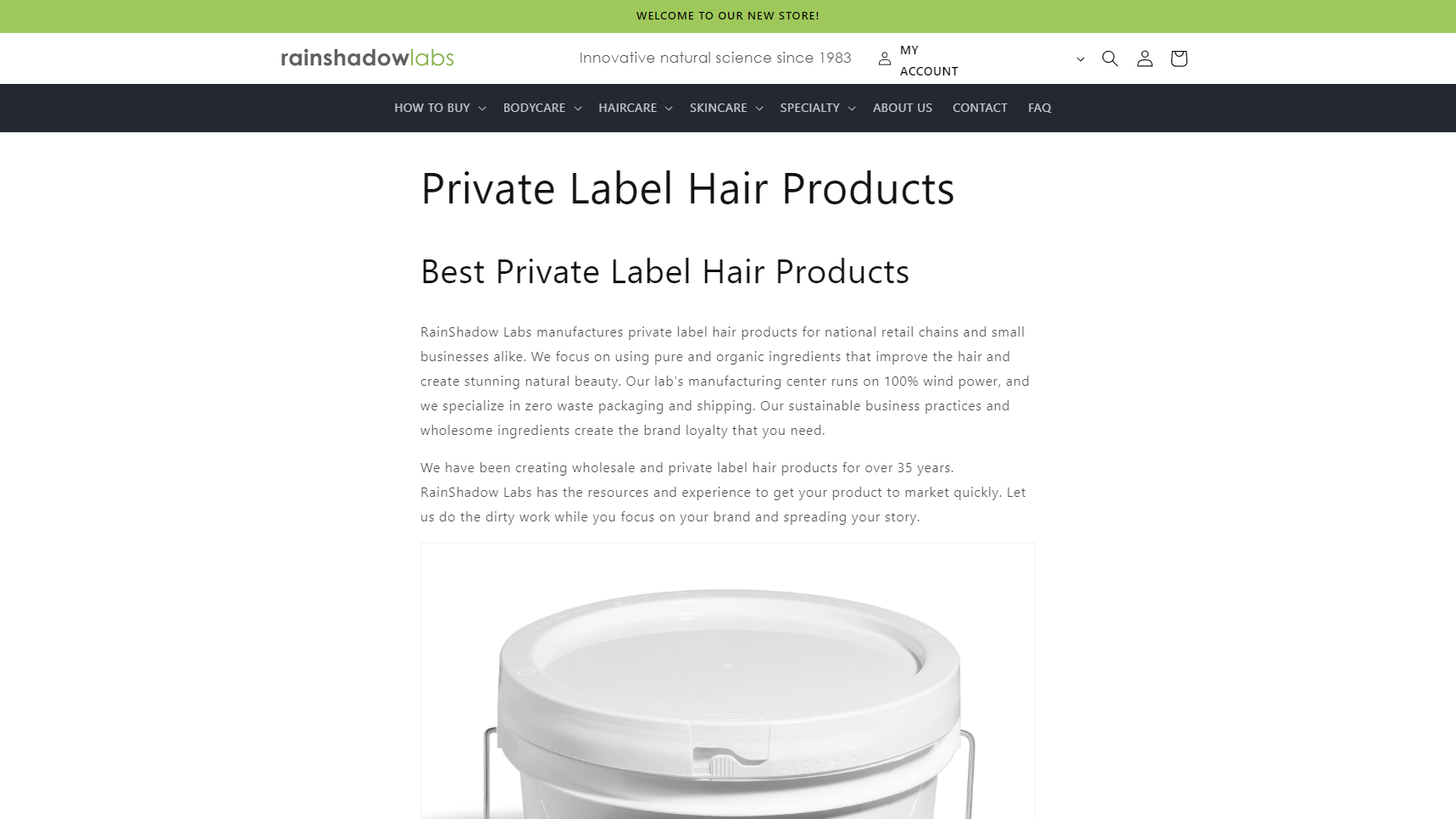 RainShadow Labs - Hair Care Manufacturer