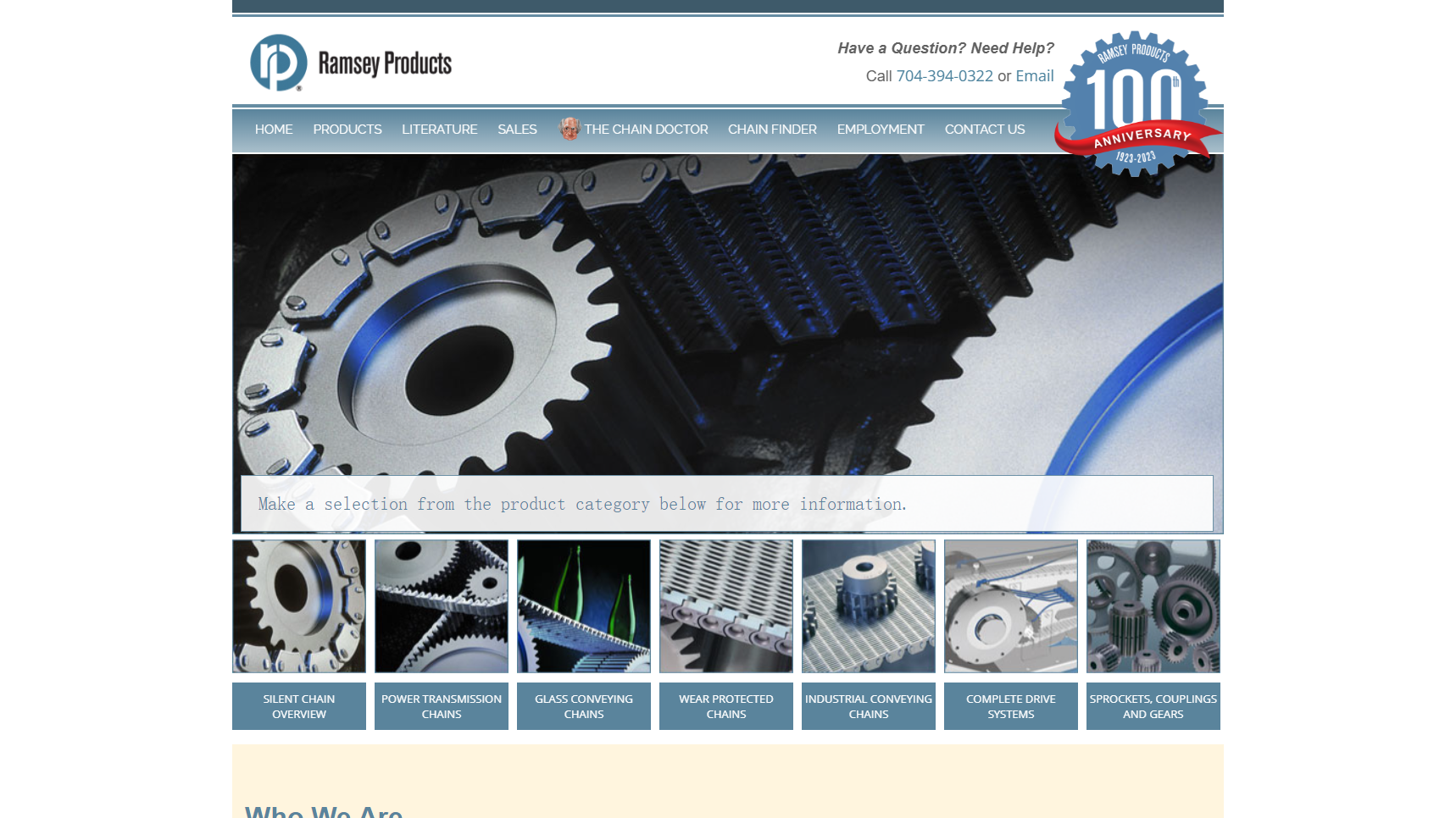 Ramsey Products - Chain Manufacturer