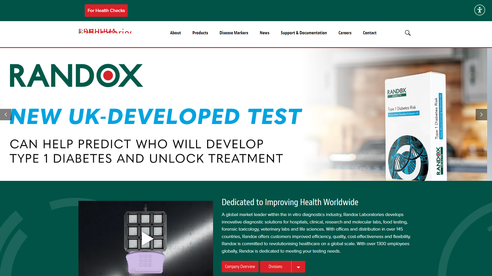 Randox Laboratories Ltd. - Diagnostic Test Kit Manufacturer