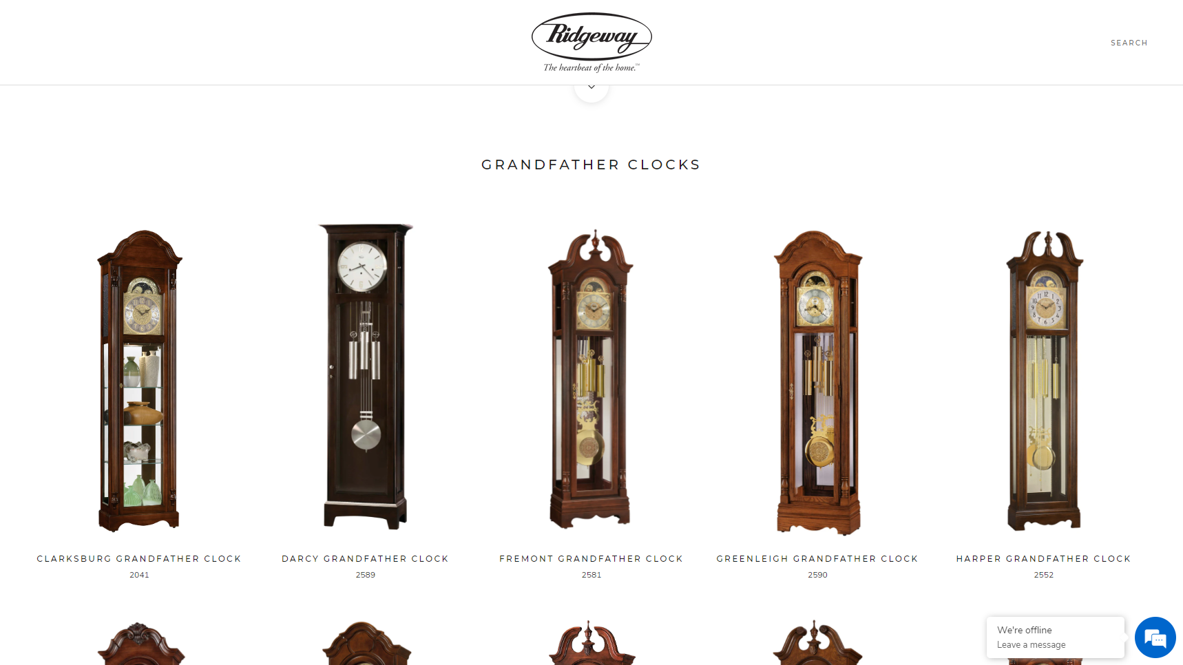 Ridgeway Clocks - Clock Manufacturer