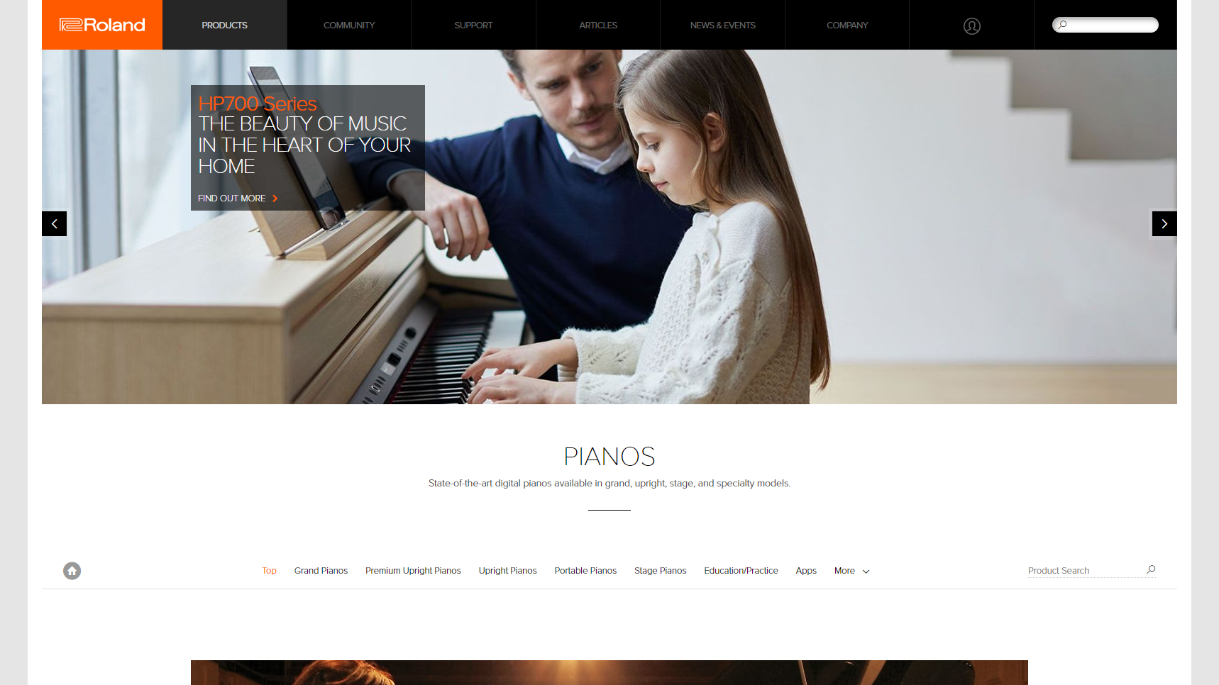Roland - Digital Piano Manufacturer