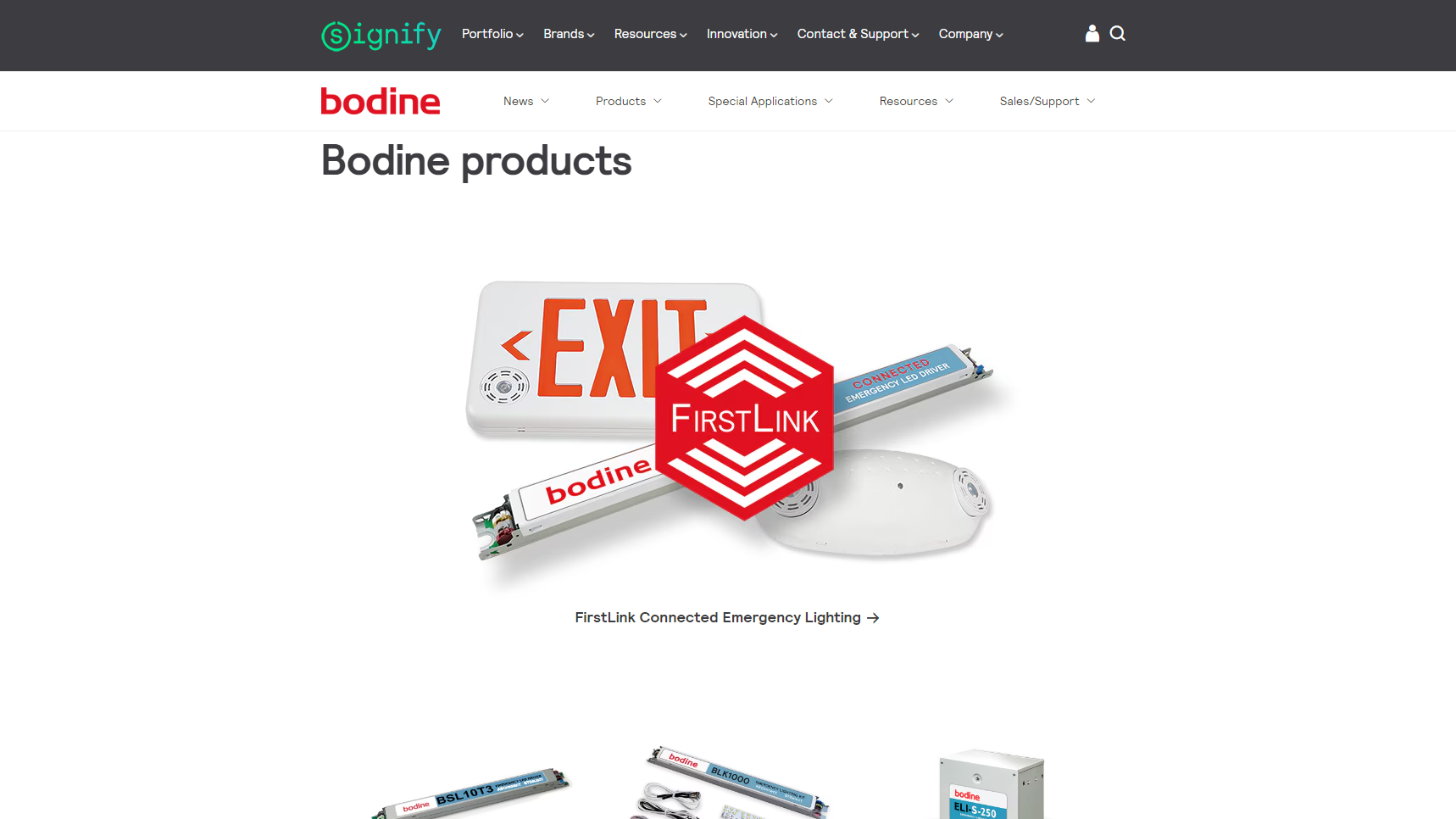 Signify - Bodine - Emergency Light Manufacturer
