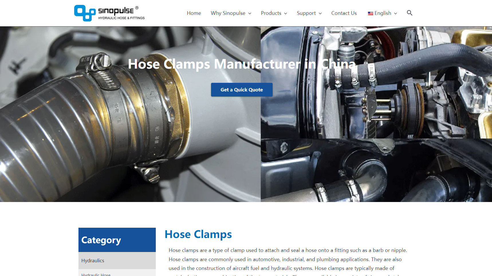 Sinopulse Hose Factory Co., Ltd. - Hose Clamp Manufacturer