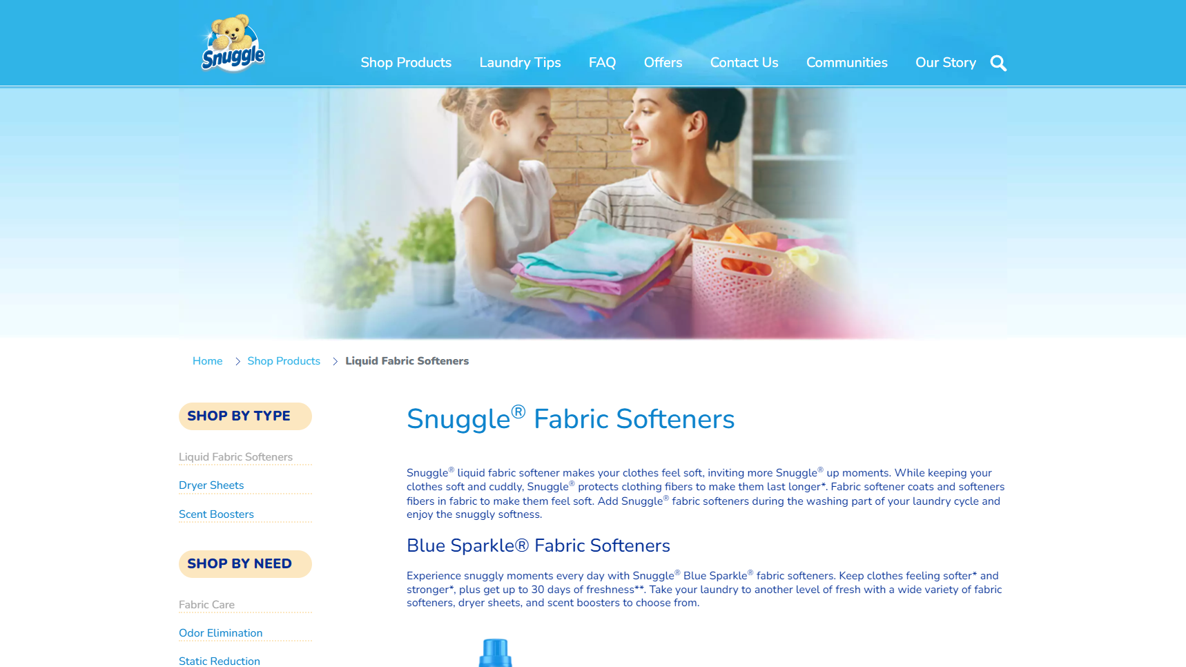 Snuggle - Fabric Softener Manufacturer