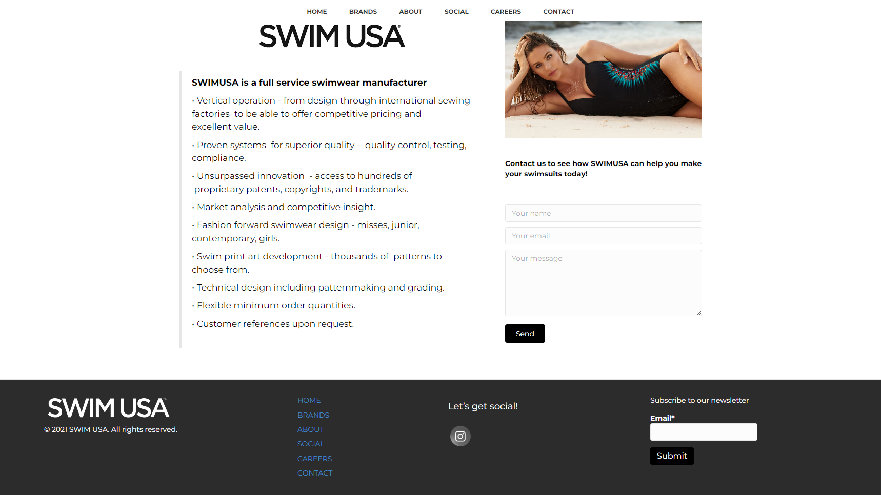 SwimUSA - Bathing Suit Manufacturer