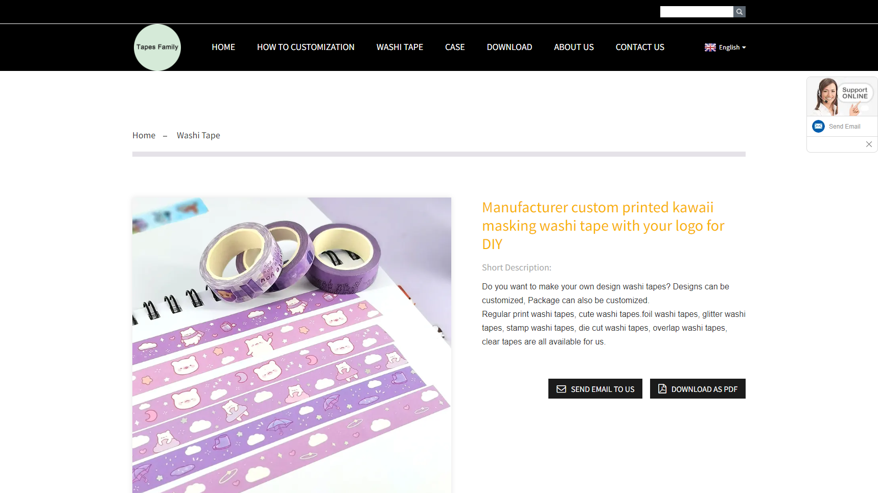 Tapes Family - Washi Tape Manufacturer