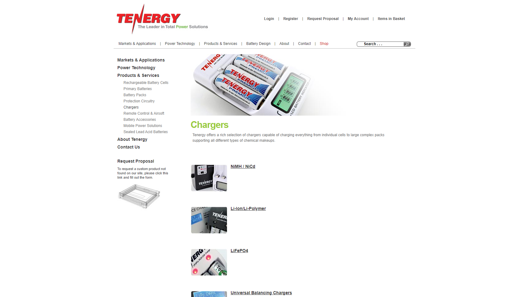 Tenergy - Battery Charger Manufacturer