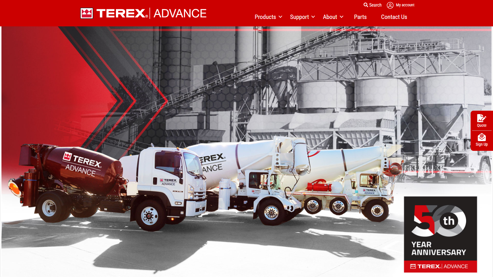 Terex Advance - Concrete Mixer Manufacturer