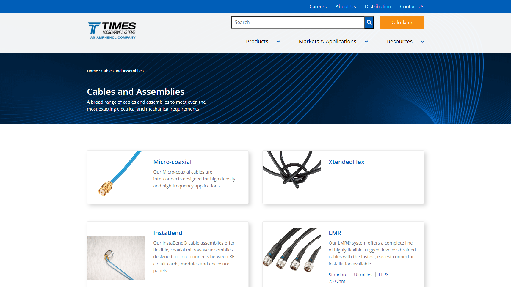 Times Microwave Systems - Coaxial Cable Manufacturer