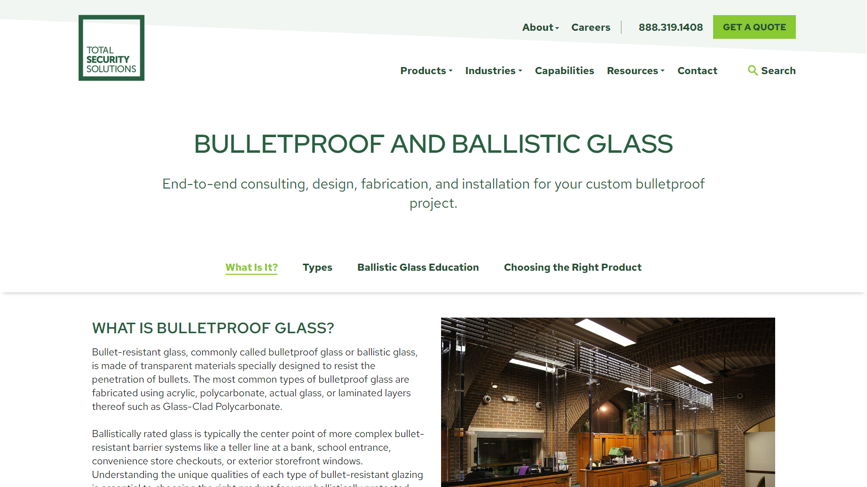 Total Security Solutions - Bulletproof Glass Manufacturer
