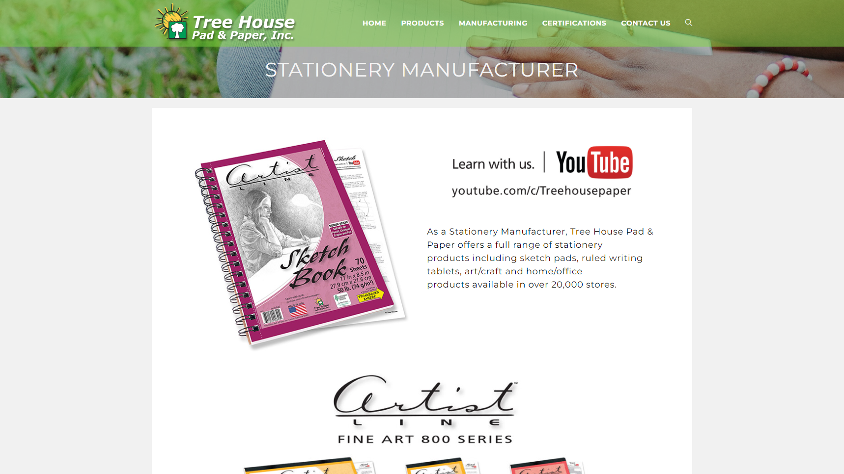 Treehouse Paper - Stationery Manufacturer