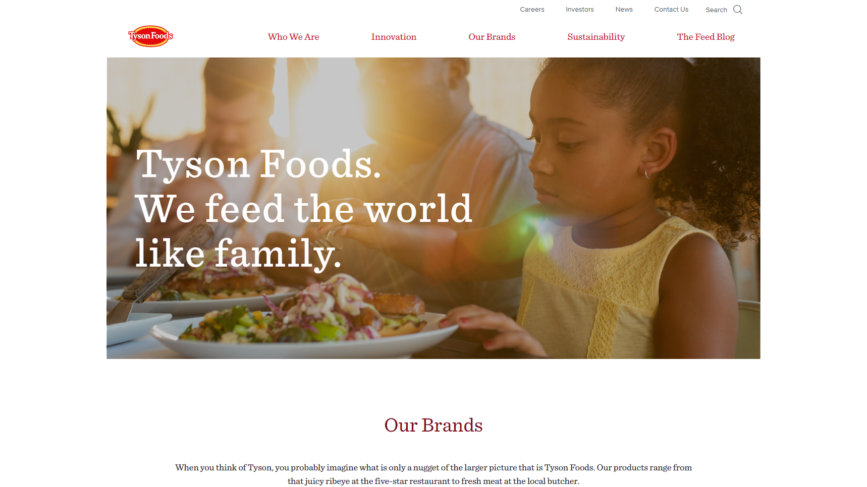 Tyson Foods - Frozen Food Manufacturer