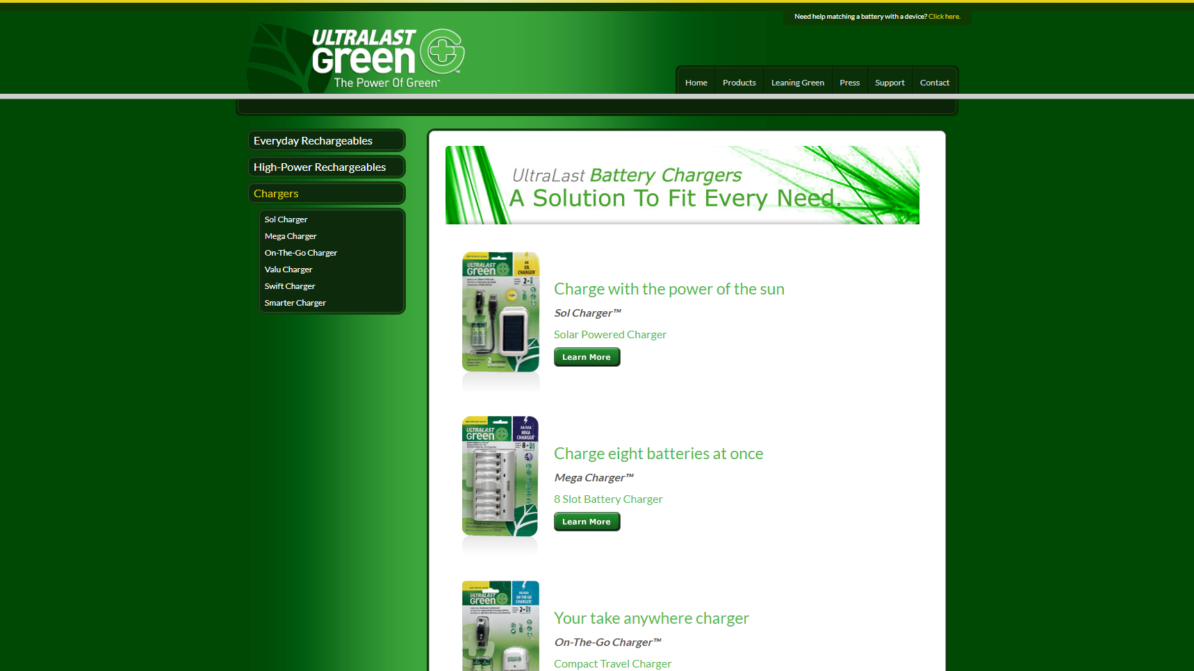 Ultralast Batteries - Battery Charger Manufacturer