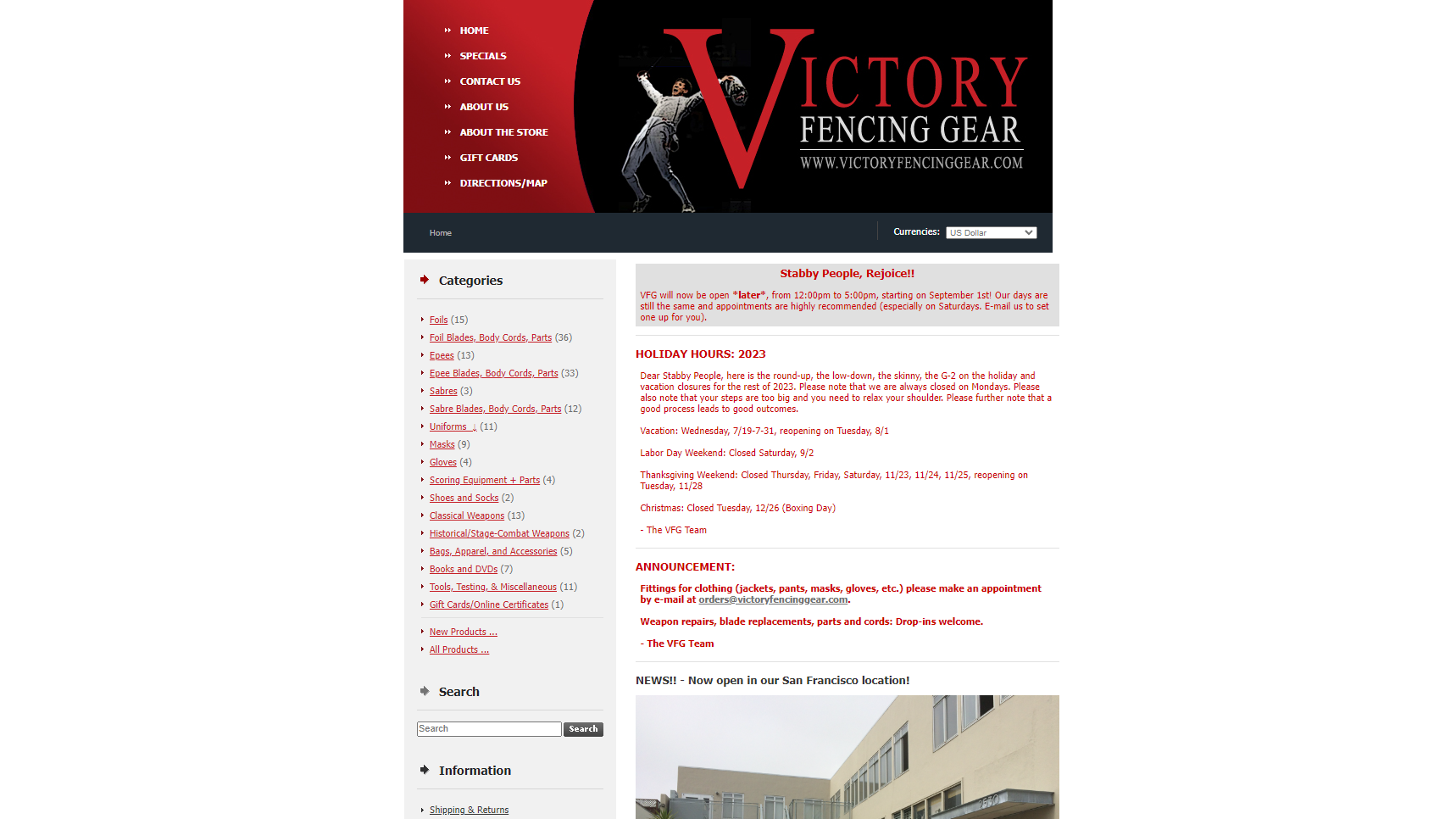 Victory Fencing Gear - Fencing Gear Manufacturer