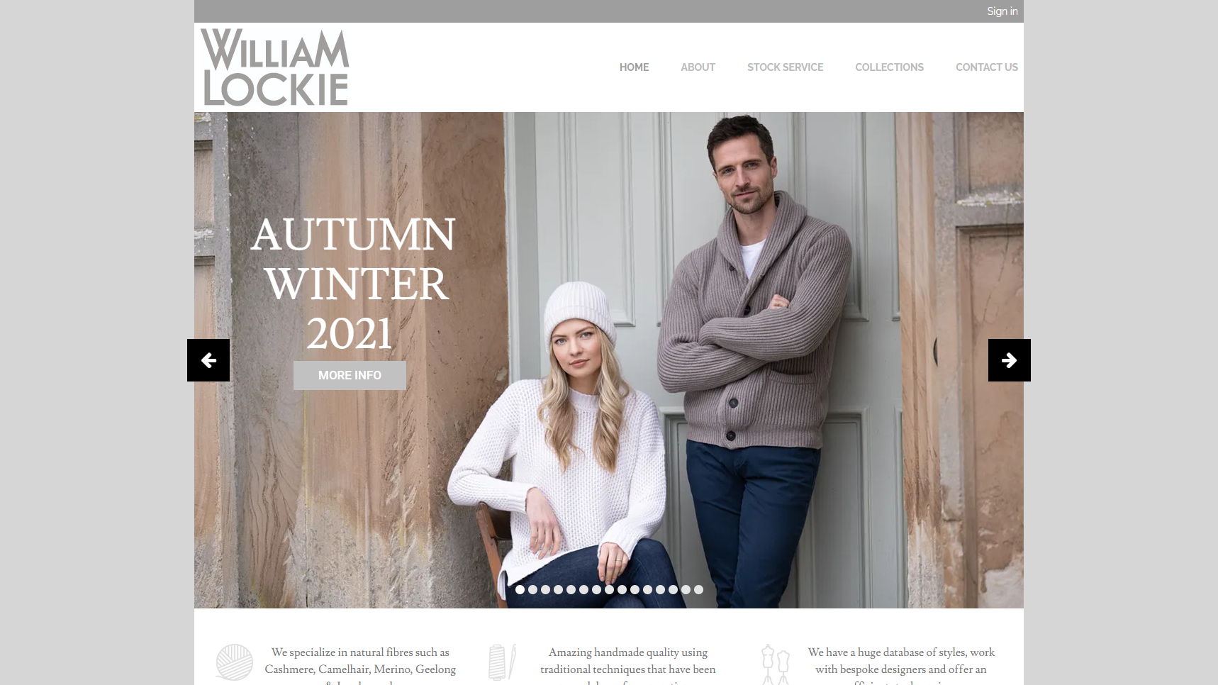 William Lockie - Cashmere Sweater Manufacturer