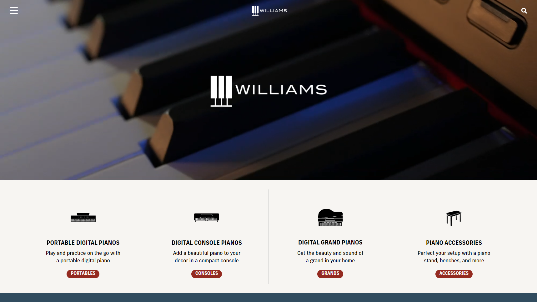 Williams Pianos - Digital Piano Manufacturer
