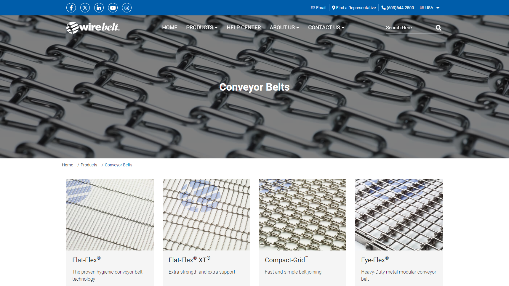 Wire Belt Company - Conveyor Belt Manufacturer
