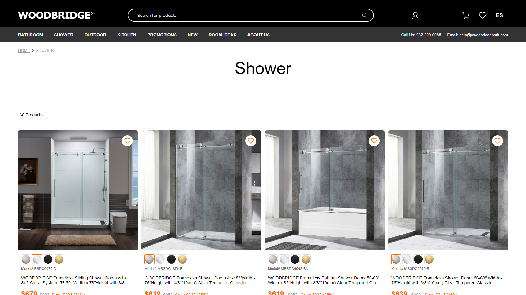 WoodBridge Bath - Frameless Shower Door Manufacturer