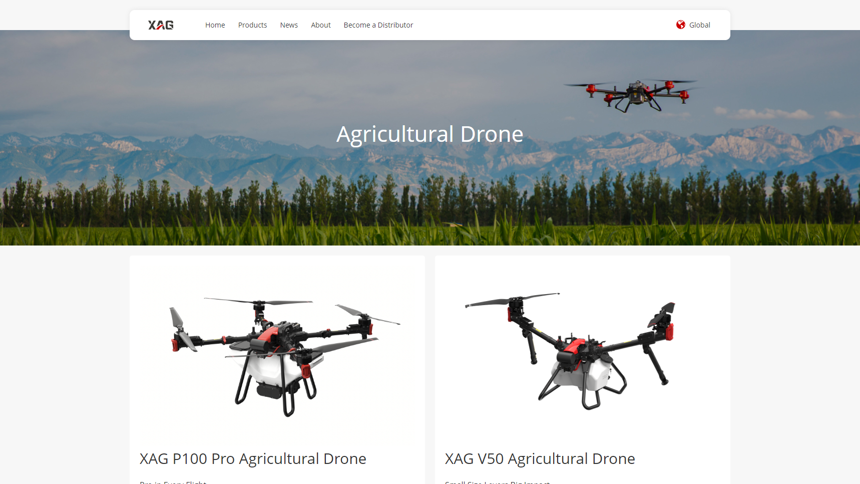 XAG - Crop Spraying Drone Manufacturer