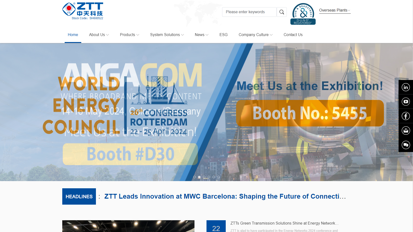 ZTT Group - Fiber Optic Cable Manufacturer