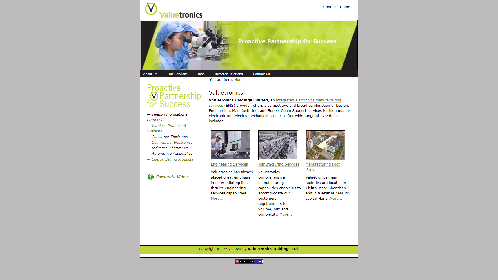 Valuetronics Holdings – Electronics Contract Manufacturer